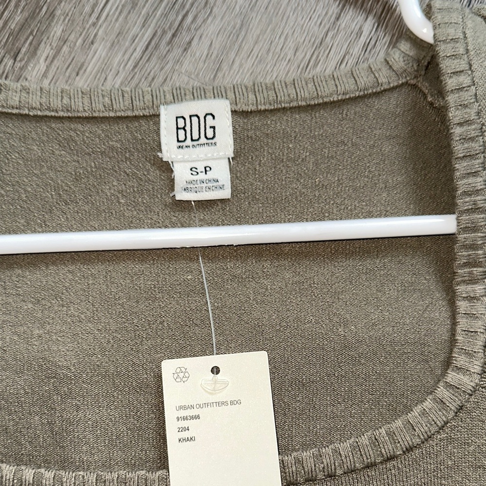 Urban Outfitters Khaki Long Sleeve Dress - Picture 3 of 3